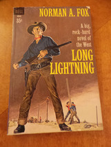 Long Lightning by Norman Fox Vintage Western PB Dell # 4943 1st print 1963 VG+ - £12.74 GBP