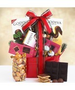 Sweet Holiday: Godiva Chocolate Gift Basket - $74.95