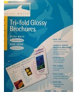 Great White Brand ~ Tri Fold Glossy Brochures ~ Ultra White ~ Set of Ten... - $20.46 CAD