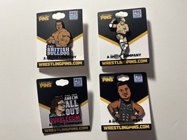 Wrestling Pins - Pro Wrestling Crate Exclusive Pins Bundle - Four 4 Pins Total - $29.75