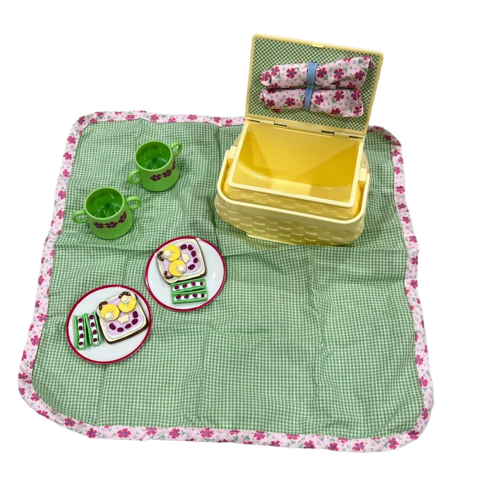 Bitty Baby Twins American GIrl Treats for Two Picnic Basket Playset - £30.09 GBP