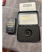Good Game Well Played Tungsten And Whiskey Barrel White Forest Mans  Ring - $244.16 CAD