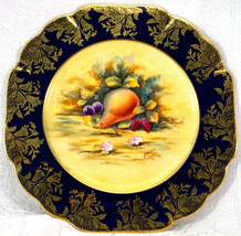 Rare Paragon Plate Fruit Orchard Harvest Hand Painted Signed J Waters - £399.84 GBP