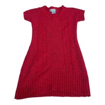 Blue Heart Youth Girls Short Sleeved Pink Sparkly Sweater Dress Size Sma... - $14.96