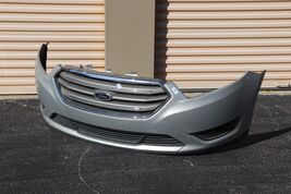 2013-19 Ford Taurus Front Bumper Cover Complete W/ Grill & Trims image 2