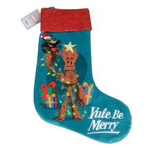 Marvel Guardians of Galaxy Groot / Rocket Holiday Christmas Stocking NEW - £11.88 GBP
