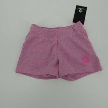 Converse Little Girl&#39;s Overdyed Pink Shorts 6 Logo - £11.07 GBP