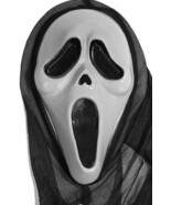 Halloween Mask, Horror Monolithic Ghost Mask Skeleton Ghost Screaming Ma... - $13.92 CAD
