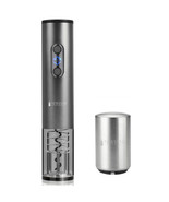 DRINKWARE- Electric Wine Bottle Opener with Lockable Foil Cutter and Pus... - $2,216.77 MXN