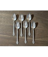 Set Of 6 PLANTATION 1881 Rogers Oneida Silverplate Teaspoons 6 1/8&quot; - €16,40 EUR