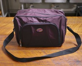American Tourister Advanta Burgundy Nylon Shoulder Strap Carry-On Duffle Bag 15&quot; - £32.12 GBP