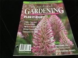 Chicagoland Gardening Magazine Jan/Feb 2009 Plan It Right: A Workbook Issue - £7.90 GBP