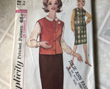 VTG Simplicity Original Pattern #5198 1960 Skirt,Blouse,Blazer  Size 18 - $18.69