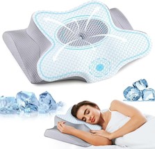Neck Pillow - Memory Foam Pillows for Pain Relief, Ergonomic Cervical Pillow - £19.63 GBP
