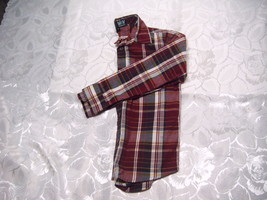 Kids Wasabi Yizi red long sleeve shirt Size 7 - $16.99