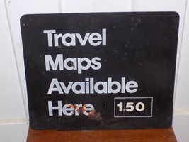 Vintage Travel Maps Available Here Plastic Sign - $1,014.94 MXN