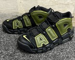Nike Air More Uptempo 96 Black Rough Green Orange Sneakers DH8011-001 Me... - $106.42