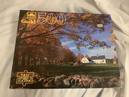 500 pc puzzle Autumn in New England by Golden Guild. COMPLETE - $8.09