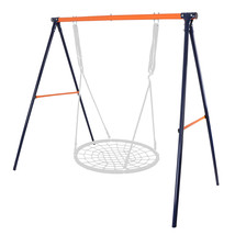Heavy Duty Swing Frame Sturdy Metal Frame Swing Stand 440Lbs For Kid Fun Outdoor - £64.27 GBP