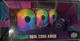 Cooler Master - MLWD36MA18PZR1 - MasterLiquid 360L Core ARGB AIO Cooling... - $2,809.60 MXN