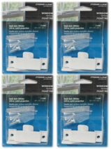 Sliding Window Sash Lock 3/8&#39;&#39; Latch Diecast-Zinc White - Prime-Line F 2... - $11.87