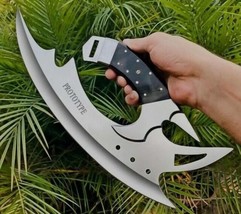Handmade Stainless steel hunting machete knife survival bowie knife pizza cutter - £118.70 GBP
