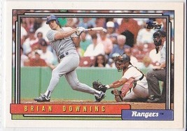 M) 1992 Topps Baseball Trading Card - Brian Downing #173 - $1.97