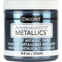 DecoArt Americana Decor Metallics 8oz - Pewter - £25.53 GBP