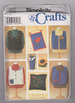 Pattern McCalls 7360 Misses Size S M L Felt Vest and Accessories, 1996 - $8.00