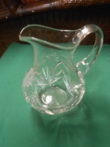 Magnificent Crystal Glass PITCHER ..8.5&quot; height signed 4-3 ADA... U.S.Ar... - £20.65 GBP
