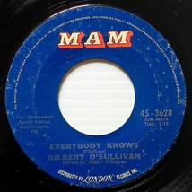 Gilbert O&#39;Sullivan - Out Of The Question / Everybody Knows [7&quot; 45 rpm Single] - £2.56 GBP