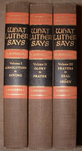 What Luther Says: An Anthology: 3 Volume Boxed Set - £98.92 GBP