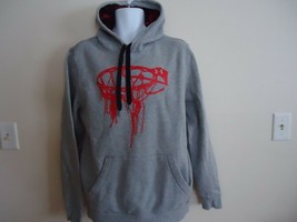 Men Under Armour Loose Fit Pullover Gray Hoodie Size L Used - $25.74