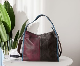 New Vintage Women Bag Genuine Leather Casual Tote Soft Cowhide Shoulder Bags Lar - £100.42 GBP