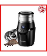 Whisper-Quiet Adjustable Electric Coffee &amp; Spice Grinder - Stainless Ste... - $1,072.53 MXN
