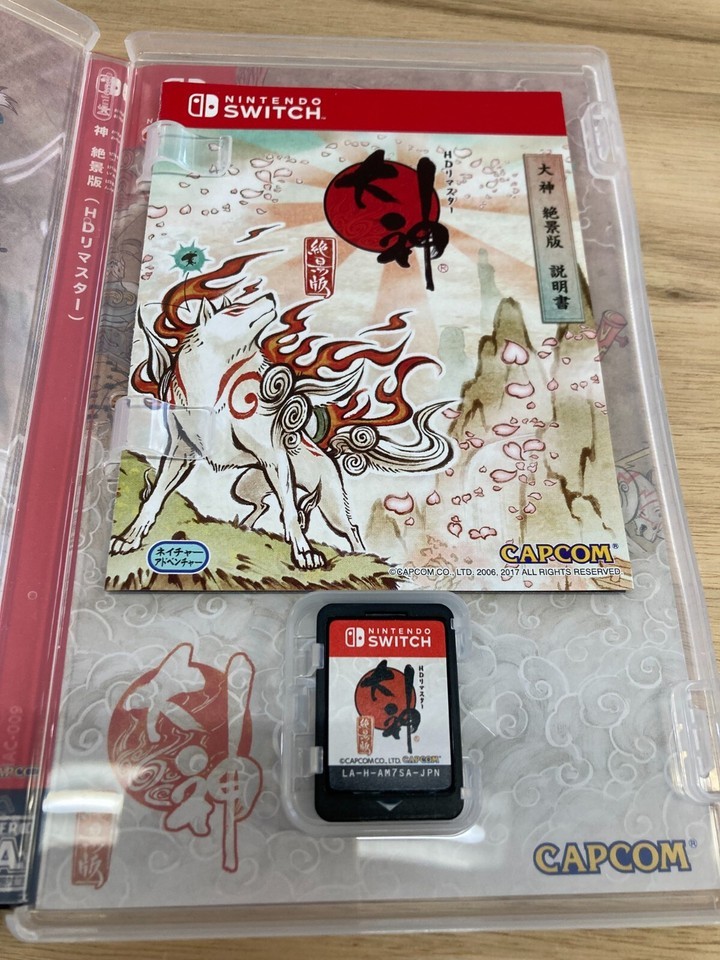 CAPCOM NINTENDO SWITCH Videospiele Okami Zekkeiban Japan NTSC-J Item image 4