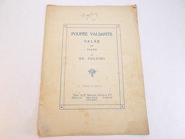 Antique Sheet Music Songbook 1921 Poupee Valsante For Piano - £7.77 GBP