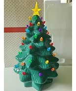 Mr. Christmas 14&quot; Lighted Ceramic Christmas Tree ~ Battery Operated Test... - $34.00