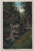 Watkins Glen New York NY Pillar Of Beauty Vintage Postcard - £3.58 GBP
