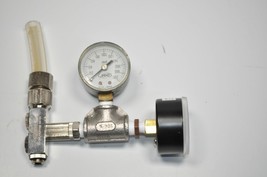 LOT 2 Gauges &amp; Koolance 5 Way Brass Fitting / Orbit Marsh 30 psi # SPL-XUFY5B - £17.88 GBP