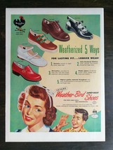 Vintage 1950 Peters Weather-Bird Children&#39;s Shoes Full Page Original Ad 721 - £5.22 GBP