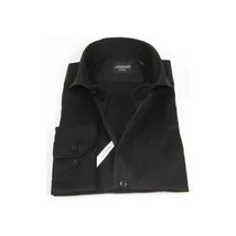 Men's Shirt Charles TYRWHITT 100% Cotton Cut-away Collar CHT-20 Black image 3