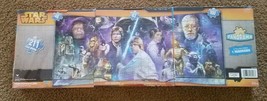 3 Brand New Star Wars Trilogy Jigsaw Puzzles Make 1 Panorama 211 Total Pieces - £16.15 GBP
