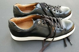 Men's Vionic Baldwin Sneaker Black Leather Size 9.5 - $68.39