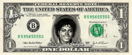 MICHAEL JACKSON Thriller - Real Dollar Bill Cash Money Collectible Memorabilia C - £6.21 GBP