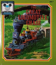 The Great Locomotive Chase / 1974 Walt Disney Reading Adventure Hardcover - £8.93 GBP