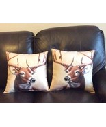 Set of Deer Accent Pillow for furniture 18x18 - $58.95