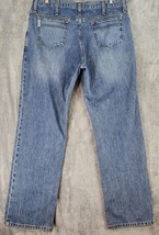 Cinch Jeans Mens 38 x 34 Blue Denim Distressed Western Cowboy Casual Dad... - $31.67