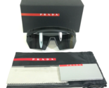 PRADA Linea Rossa Sunglasses SPS 01Y 1BO-06F Matte Black Red Oversized S... - £177.65 GBP