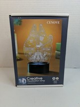 Cenove Star Wars 3D Creative Visualization Lamp Night Light 4 Patterns Remote - £16.99 GBP
